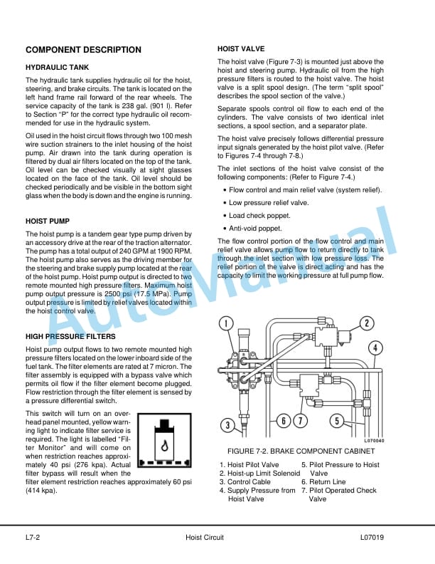 Komatsu 830E Dump Truck Shop Manual DG734 4 Komatsu 830E Dump Truck Shop Manual DG734 - Image 4