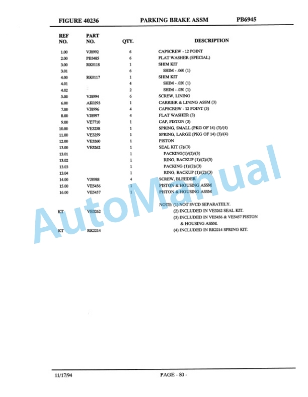 Komatsu 830E Haulpack Truck Parts Manual DH612BS 2 Komatsu 830E Haulpack Truck Parts Manual DH612BS-2