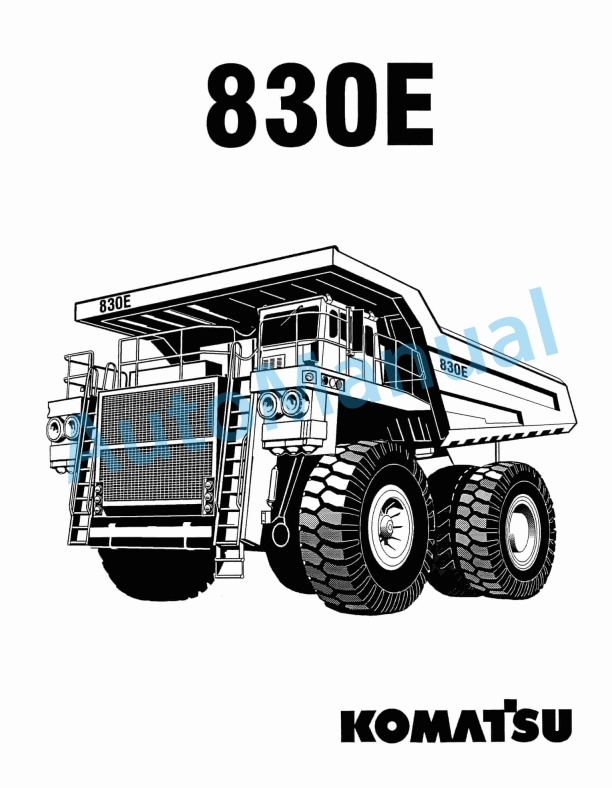 Komatsu 830E Haulpack Truck Parts Manual DH612BT 1 Komatsu 830E Haulpack Truck Parts Manual DH612BT