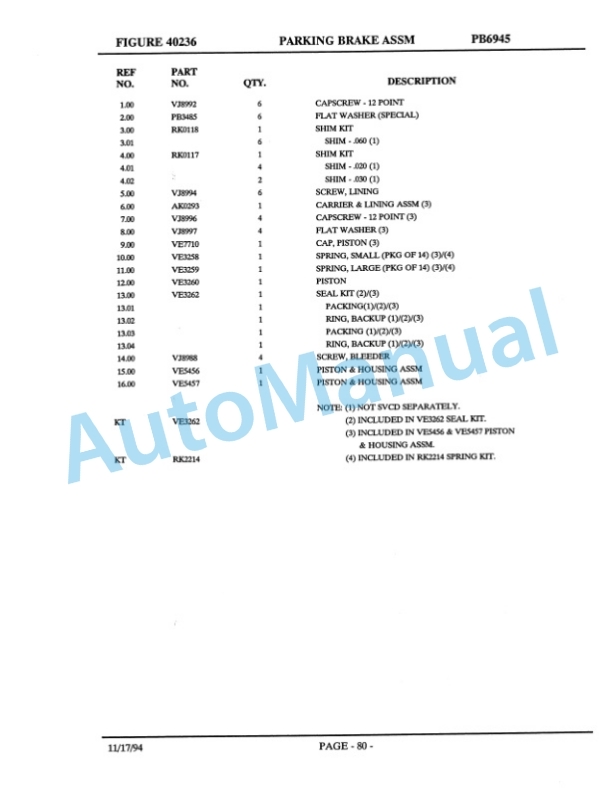 Komatsu 830E Haulpack Truck Parts Manual DH612BT 2 Komatsu 830E Haulpack Truck Parts Manual DH612BT-2
