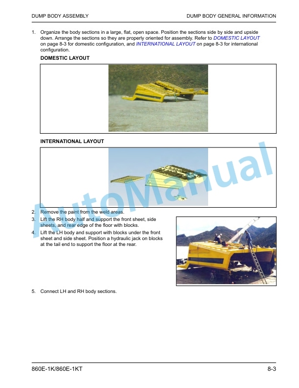 Komatsu 860E-1K, 860E-1KT Electric Dump Truck Field Assembly Instruction CEAW007204 3 Komatsu 860E-1K, 860E-1KT Electric Dump Truck Field Assembly Instruction CEAW007204 - Image 3