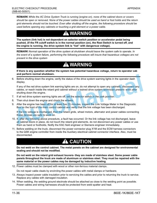 Komatsu 860E-1K, 860E-1KT Electric Dump Truck Field Assembly Instruction CEAW007204 4 Komatsu 860E-1K, 860E-1KT Electric Dump Truck Field Assembly Instruction CEAW007204 - Image 4