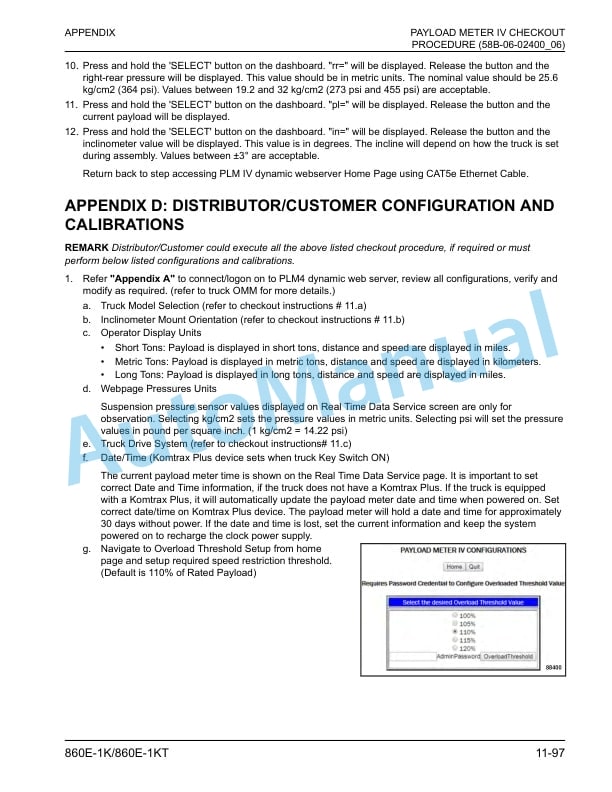 Komatsu 860E-1K, 860E-1KT Electric Dump Truck Field Assembly Instruction CEAW007204 5 Komatsu 860E-1K, 860E-1KT Electric Dump Truck Field Assembly Instruction CEAW007204 - Image 5