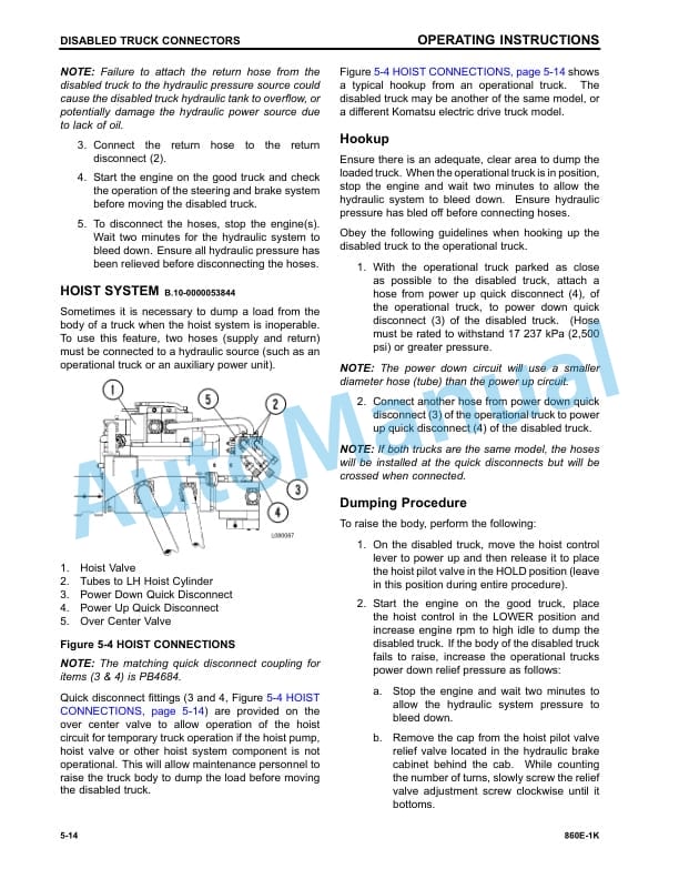 Komatsu 860E-1K Dump Truck Operation and Maintenance Manual CEAM024704 3 Komatsu 860E-1K Dump Truck Operation and Maintenance Manual CEAM024704 - Image 3