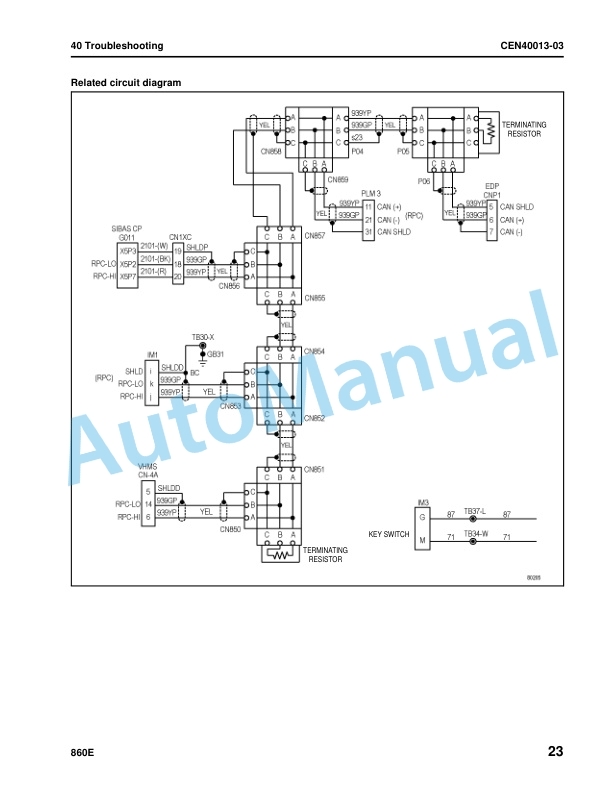 Komatsu 860E-1K Dump Truck Shop Manual CEBM024203 3 Komatsu 860E-1K Dump Truck Shop Manual CEBM024203 - Image 3