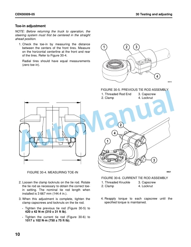 Alternative view of Komatsu 860E-1K Dump Truck Shop Manual CEBM024206