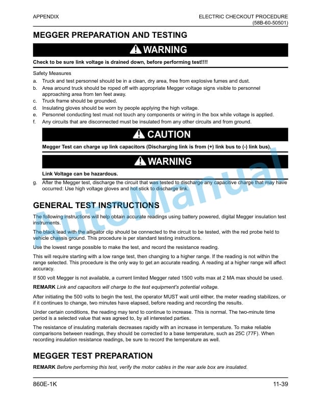 Komatsu 860E-1K Electric Dump Truck Field Assembly Instruction CEAW007203 4 Komatsu 860E-1K Electric Dump Truck Field Assembly Instruction CEAW007203 - Image 4