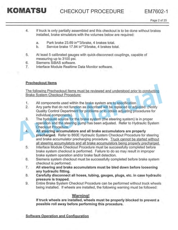 Komatsu 860E-1KT Dump Truck Field Assembly Instruction CEAW005702 4 Komatsu 860E-1KT Dump Truck Field Assembly Instruction CEAW005702 - Image 4