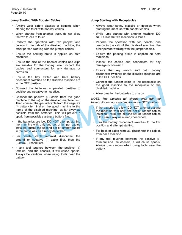 Alternative view of Komatsu 860E-1KT Dump Truck Operation and Maintenance Manual CEAM021602