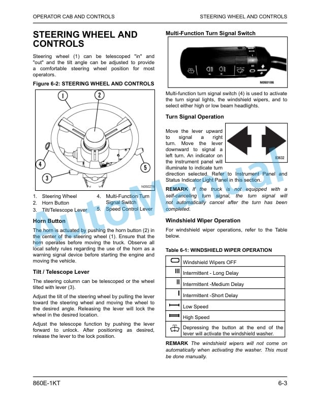 Komatsu 860E-1KT Dump Truck Operation and Maintenance Manual CEAM039000 4 Komatsu 860E-1KT Dump Truck Operation and Maintenance Manual CEAM039000 - Image 4