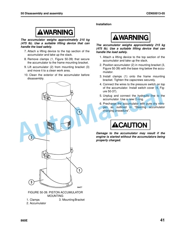 Komatsu 860E-1KT Dump Truck Shop Manual CEBM021404 5 Komatsu 860E-1KT Dump Truck Shop Manual CEBM021404 - Image 5
