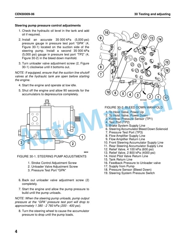 Alternative view of Komatsu 860E-1KT Dump Truck Shop Manual CEBM021405