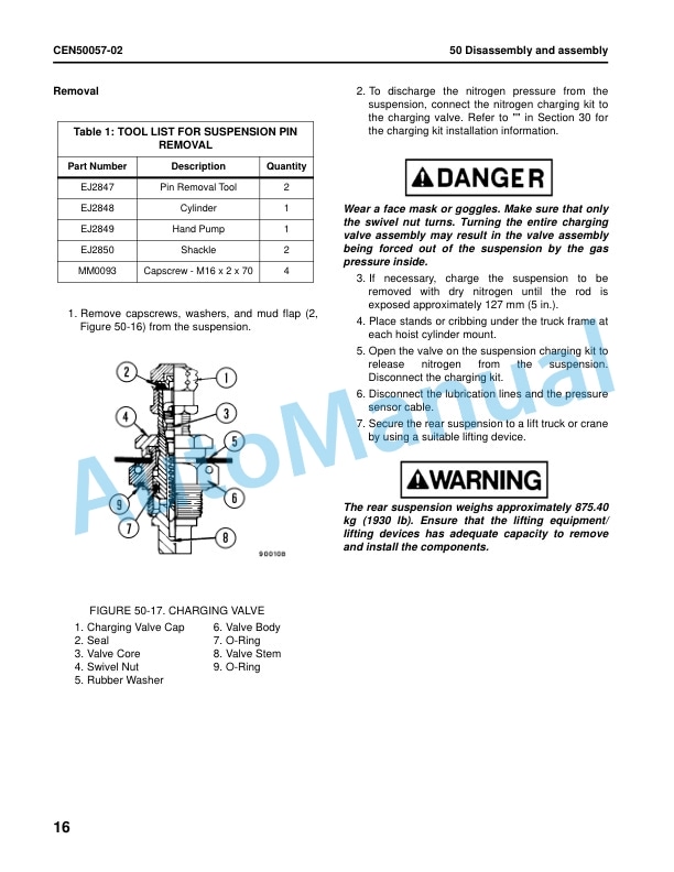 Komatsu 860E-1KT Dump Truck Shop Manual CEBM025804 5 Komatsu 860E-1KT Dump Truck Shop Manual CEBM025804 - Image 5