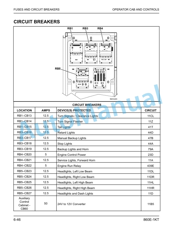 Komatsu 860E-1KT Electric Dump Truck Operation and Maintenance Manual CEAM039001 5 Komatsu 860E-1KT Electric Dump Truck Operation and Maintenance Manual CEAM039001 - Image 5