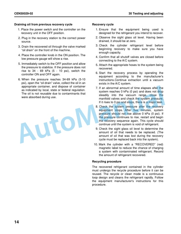 Alternative view of Komatsu 860E Dump Truck Shop Manual CEN00015-04