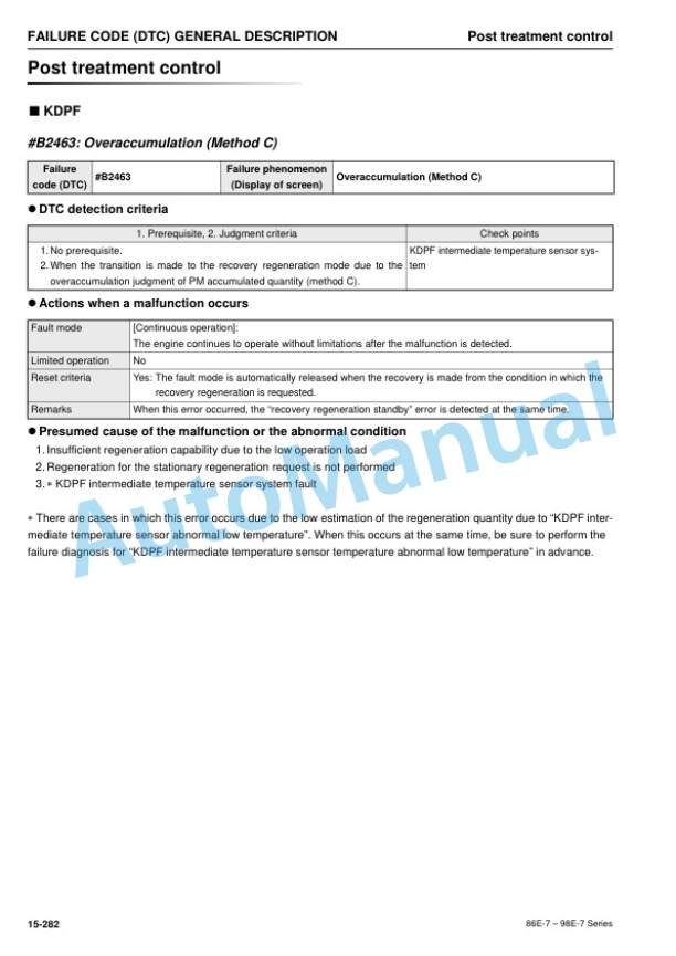 Komatsu 86E-7, 98E-7 Series Engine Shop Manual SEN06575-04 5 Komatsu 86E-7, 98E-7 Series Engine Shop Manual SEN06575-04 - Image 5