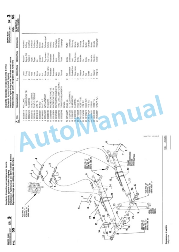 Komatsu 894, 898 High Flow Backhoe Loader Parts Manual PR4L89410 4 Komatsu 894, 898 High Flow Backhoe Loader Parts Manual PR4L89410-4