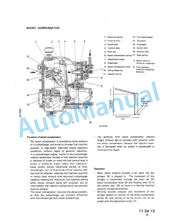 Alternative view of Komatsu 8V170-1 Series Engine Shop Manual SEBE61700104