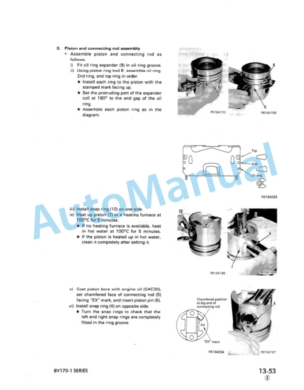 Komatsu 8V170-1 Series Engine Shop Manual SEBE61700104 4 Komatsu 8V170-1 Series Engine Shop Manual SEBE61700104 - Image 4