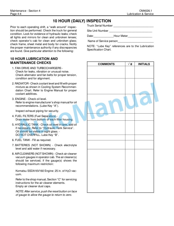 Komatsu 930E-2 Dump Truck Operation and Maintenance Manual CEAM006600 4 Komatsu 930E-2 Dump Truck Operation and Maintenance Manual CEAM006600 - Image 4