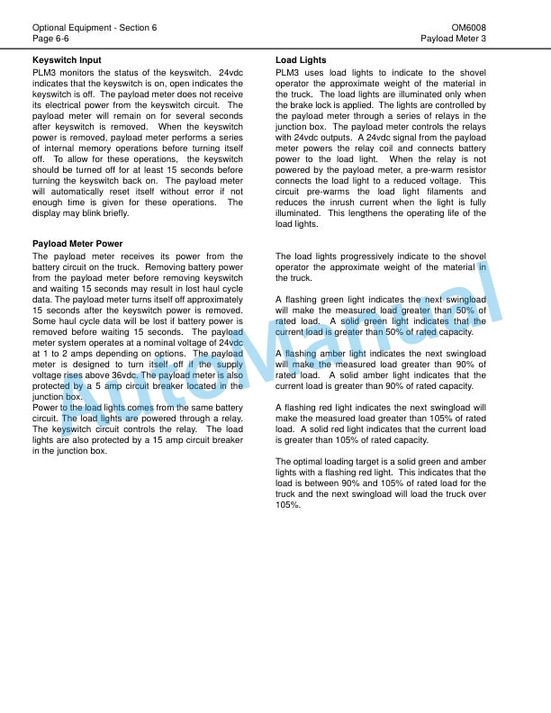 Komatsu 930E-2 Dump Truck Operation and Maintenance Manual CEAM010001 5 Komatsu 930E-2 Dump Truck Operation and Maintenance Manual CEAM010001 - Image 5