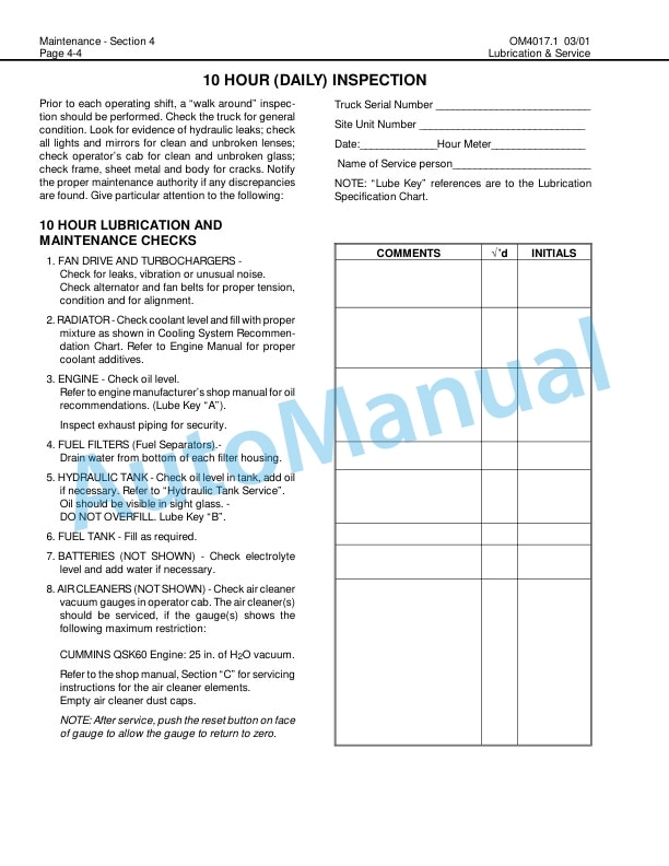 Komatsu 930E-2 Dump Truck Operation and Maintenance Manual DG748 4 Komatsu 930E-2 Dump Truck Operation and Maintenance Manual DG748 - Image 4