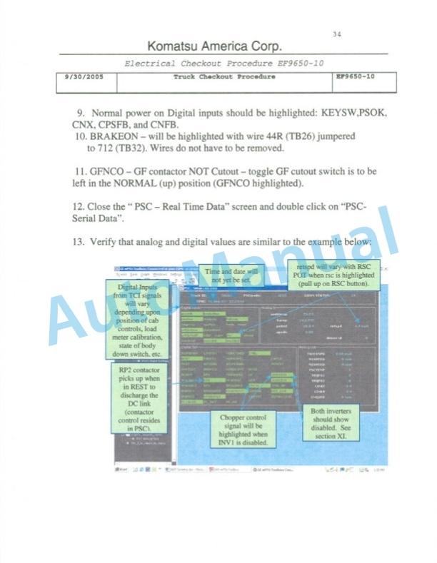 Komatsu 930E-3 Dump Truck Field Assembly Instruction CEAW003900 5 Komatsu 930E-3 Dump Truck Field Assembly Instruction CEAW003900 - Image 5