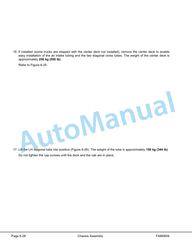Alternative view of Komatsu 930E-3SE Dump Truck Field Assembly Instruction CEAW004001