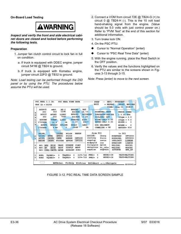 Komatsu 930E-3SE Dump Truck Shop Manual CEBM015801 3 Komatsu 930E-3SE Dump Truck Shop Manual CEBM015801 - Image 3