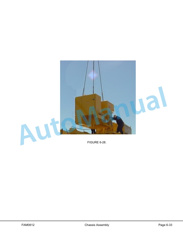Alternative view of Komatsu 930E-4 Dump Truck Field Assembly Instruction CEAW004600