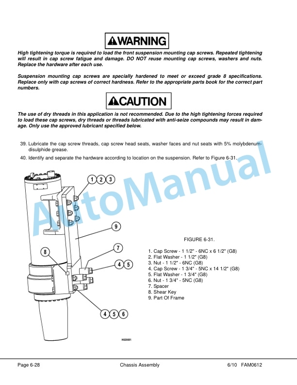 Alternative view of Komatsu 930E-4 Dump Truck Field Assembly Instruction CEAW006103