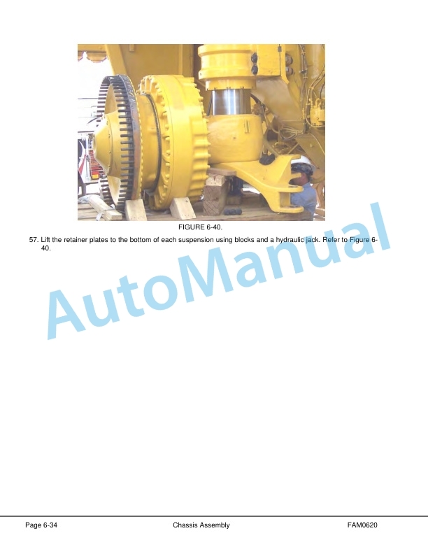 Alternative view of Komatsu 930E-4 Dump Truck Field Assembly Instruction CEAW006601