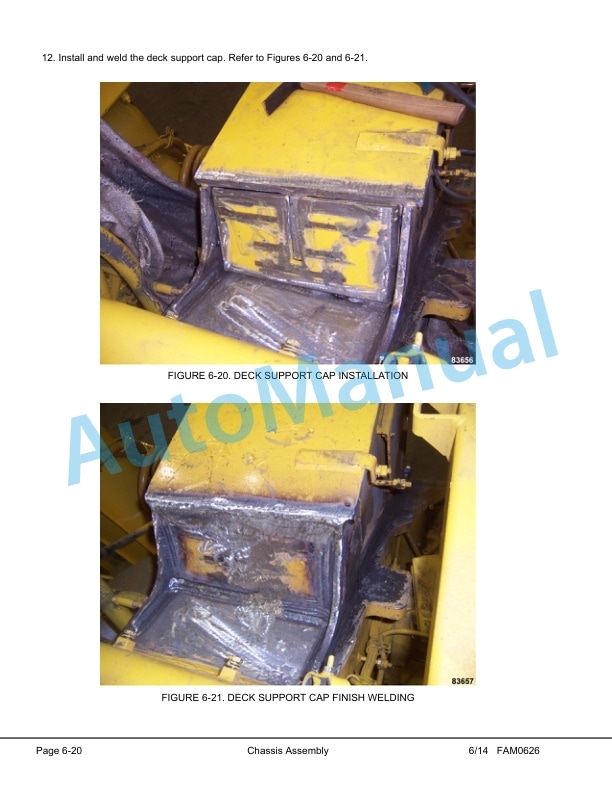 Alternative view of Komatsu 930E-4 Dump Truck Field Assembly Instruction CEAW007700