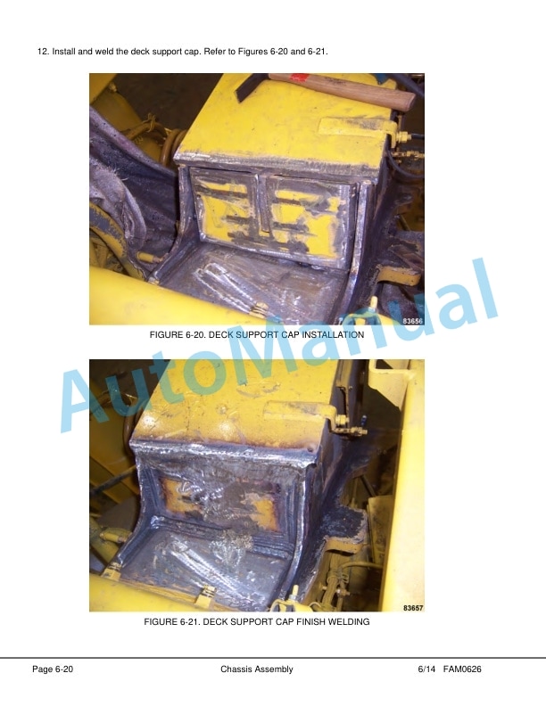 Alternative view of Komatsu 930E-4 Dump Truck Field Assembly Instruction CEAW007701