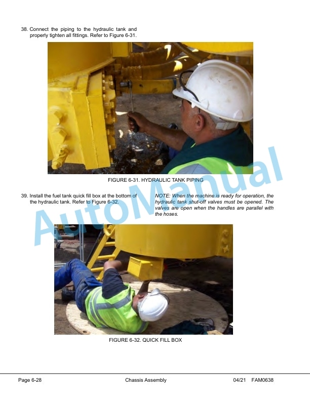 Alternative view of Komatsu 930E-4 Dump Truck Field Assembly Instruction CEAW007715