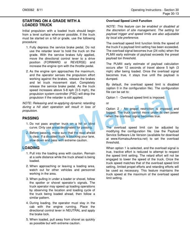 Komatsu 930E-4 Dump Truck Operation and Maintenance Manual CEAM020305 3 Komatsu 930E-4 Dump Truck Operation and Maintenance Manual CEAM020305 - Image 3