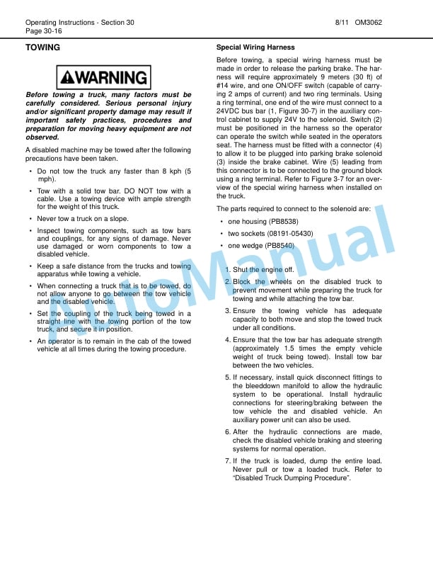 Komatsu 930E-4 Dump Truck Operation and Maintenance Manual CEAM022602 3 Komatsu 930E-4 Dump Truck Operation and Maintenance Manual CEAM022602 - Image 3