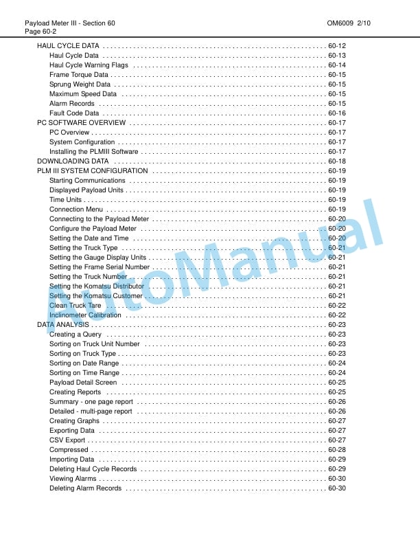 Komatsu 930E-4 Dump Truck Operation and Maintenance Manual CEAM024302 5 Komatsu 930E-4 Dump Truck Operation and Maintenance Manual CEAM024302 - Image 5