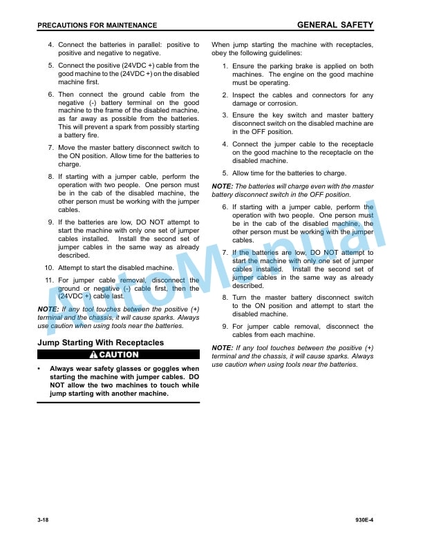 Alternative view of Komatsu 930E-4 Dump Truck Operation and Maintenance Manual CEAM031400