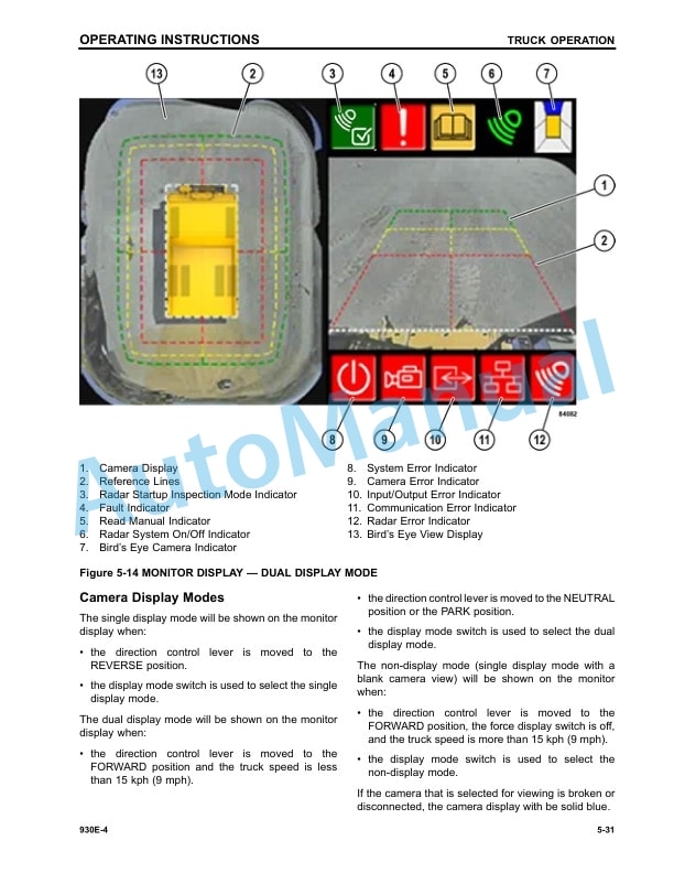 Komatsu 930E-4 Dump Truck Operation and Maintenance Manual CEAM031400 3 Komatsu 930E-4 Dump Truck Operation and Maintenance Manual CEAM031400 - Image 3
