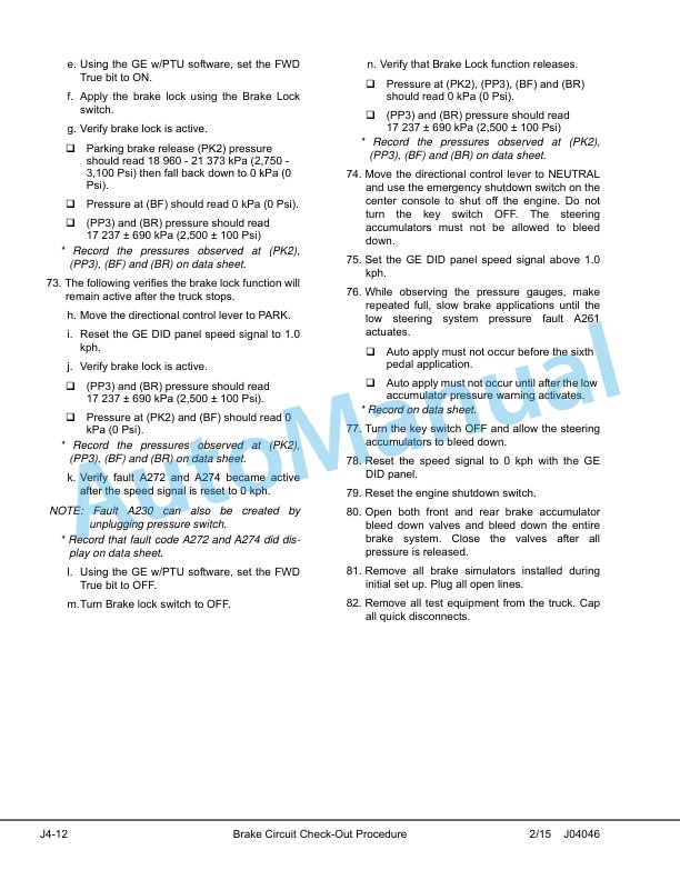 Komatsu 930E-4 Dump Truck Shop Manual CEBM029500 4 Komatsu 930E-4 Dump Truck Shop Manual CEBM029500 - Image 4
