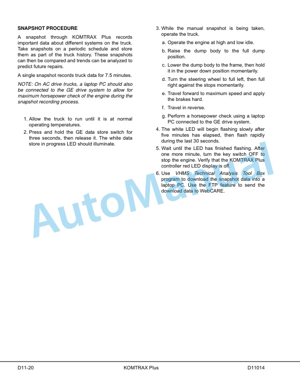 Komatsu 930E-4 Dump Truck Shop Manual CEBM030300 2 Komatsu 930E-4 Dump Truck Shop Manual CEBM030300 - Image 2