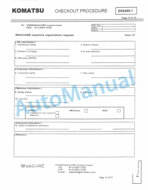 Komatsu 930E-4SE Dump Truck Field Assembly Instruction CEAW005000 4 Komatsu 930E-4SE Dump Truck Field Assembly Instruction CEAW005000-4
