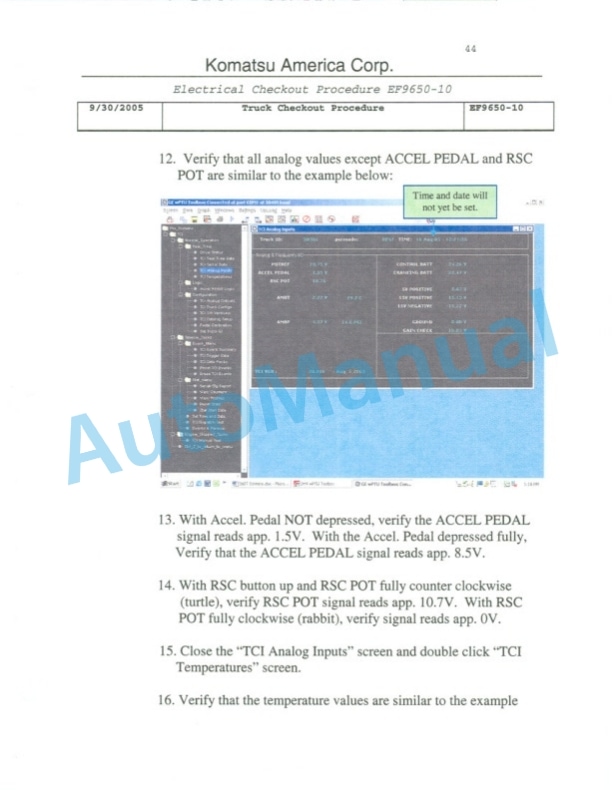 Komatsu 930E-4SE Dump Truck Field Assembly Instruction CEAW005000 5 Komatsu 930E-4SE Dump Truck Field Assembly Instruction CEAW005000-5
