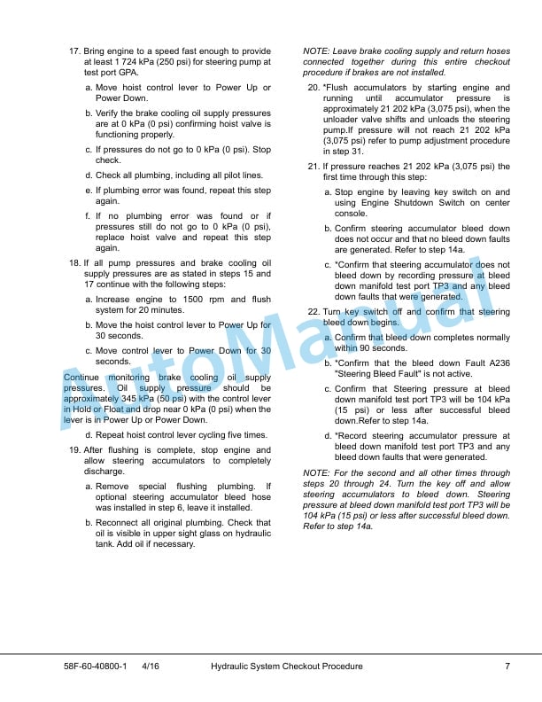 Komatsu 930E-4SE Dump Truck Field Assembly Instruction CEAW007014 4 Komatsu 930E-4SE Dump Truck Field Assembly Instruction CEAW007014 - Image 4