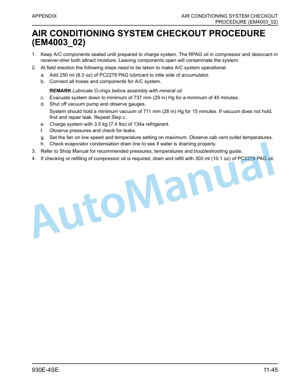 Komatsu 930E-4SE Dump Truck Field Assembly Instruction CEAW011302 4 Komatsu 930E-4SE Dump Truck Field Assembly Instruction CEAW011302 - Image 4