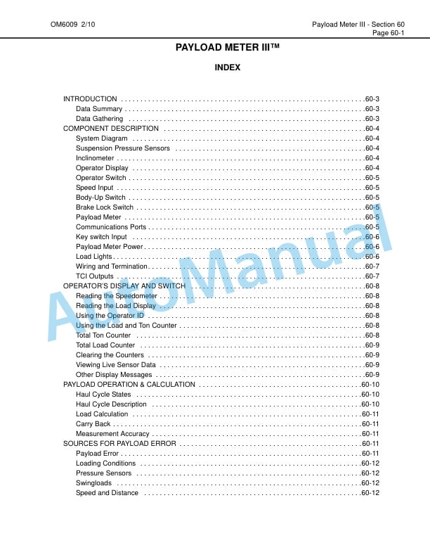 Komatsu 930E-4SE Dump Truck Operation and Maintenance Manual CEAM019403 5 Komatsu 930E-4SE Dump Truck Operation and Maintenance Manual CEAM019403 - Image 5