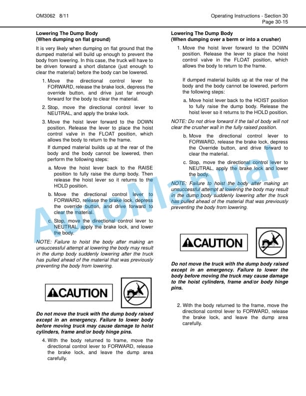 Komatsu 930E-4SE Dump Truck Operation and Maintenance Manual CEAM021304 3 Komatsu 930E-4SE Dump Truck Operation and Maintenance Manual CEAM021304 - Image 3