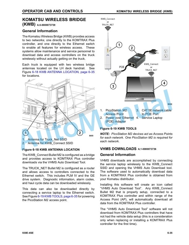 Komatsu 930E-4SE Dump Truck Operation and Maintenance Manual CEAM029803 5 Komatsu 930E-4SE Dump Truck Operation and Maintenance Manual CEAM029803 - Image 5