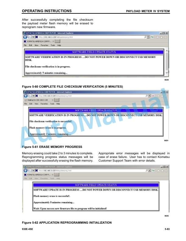 Komatsu 930E-4SE Dump Truck Operation and Maintenance Manual CEAM031502 4 Komatsu 930E-4SE Dump Truck Operation and Maintenance Manual CEAM031502 - Image 4